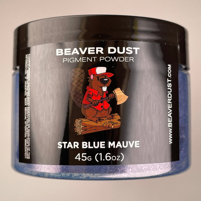 Star Blue Mauve Beaver Dust Mica Pigments