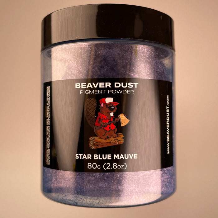 Star Blue Mauve Beaver Dust Mica Pigments