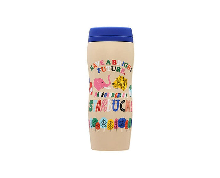 Stay eco-friendly with the Starbucks Recycled Stainless Steel Bottle in Beige. Chic and sustainable, perfect for your daily coffee fix while caring for the planet.

Capacity 355mL
Heat retention: 6 hours at over 50.6°C
Cooling effect: 6 hours at below 9.0℃