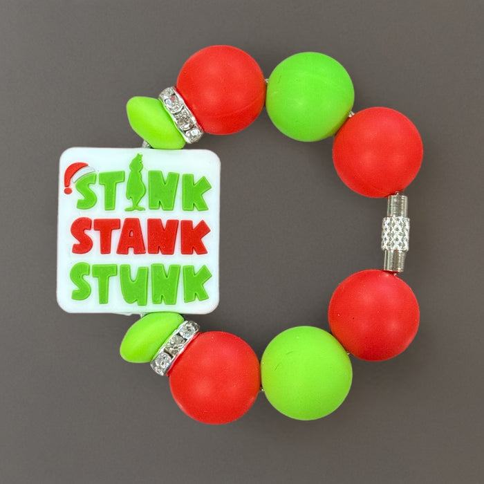 Stink, Stank, Stunk Bracelet Charm - Tumbler Handle Charm