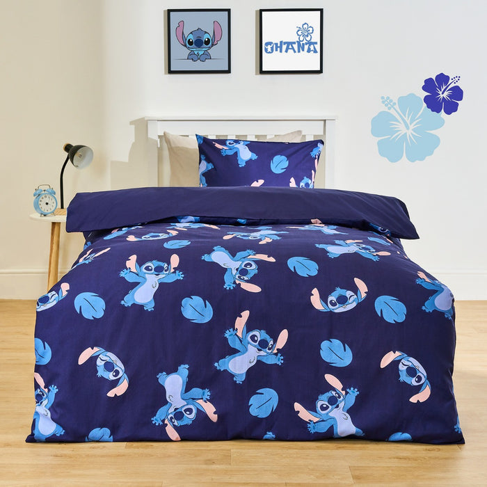 Stitch Printed Duvet Cover Set - Single 🇬🇧