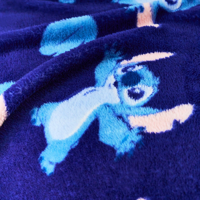 Stitch Printed Throw - Blue 🇬🇧
