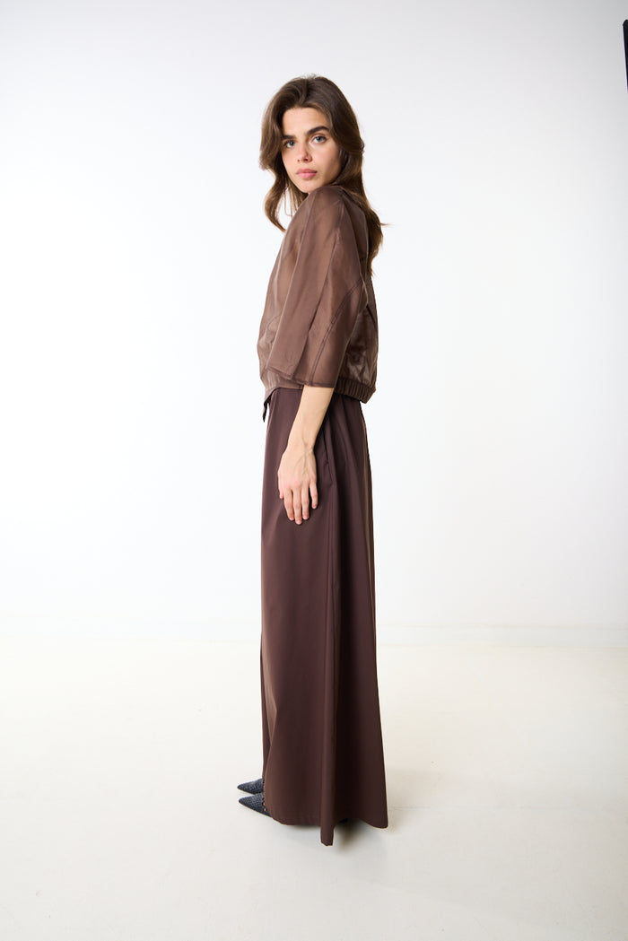 Structured high waist wide leg statement trouser wholesale