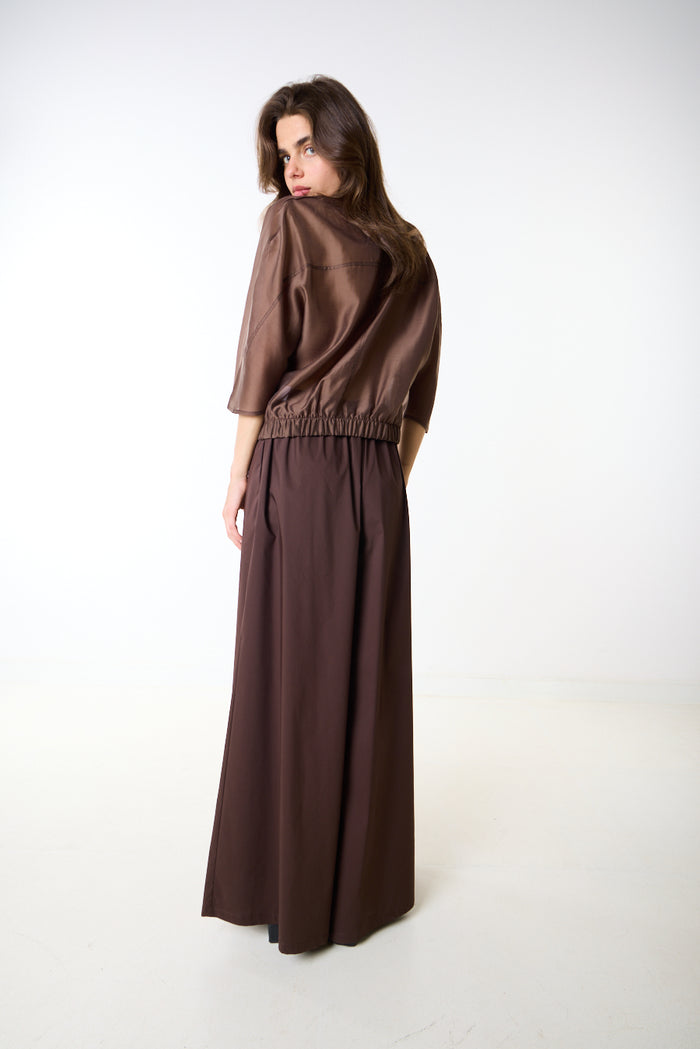 Structured high waist wide leg statement trouser wholesale