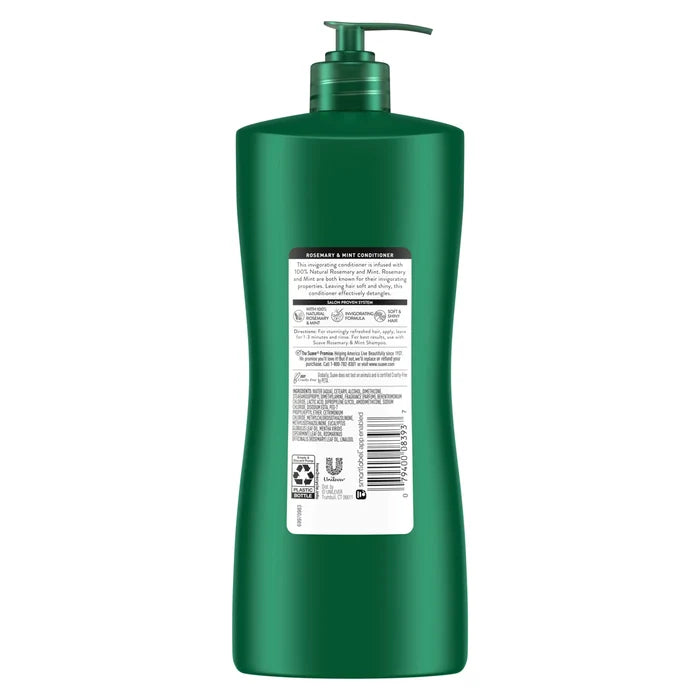 SUAVE 100% Natural Rosemary & Mint Invigorating Conditioner  بلسم طبيعي 100% بالروزماري والنعناع من سواف