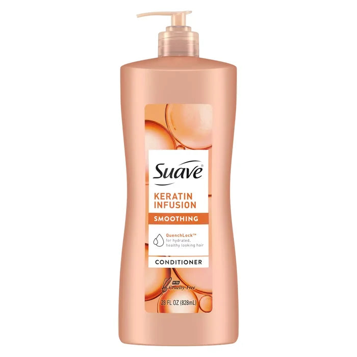 SUAVE Keratein Infusion Smoothing Conditioner سوفت كيراتين انفيوجن بلسم التنعيم