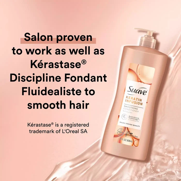 SUAVE Keratein Infusion Smoothing Conditioner سوفت كيراتين انفيوجن بلسم التنعيم