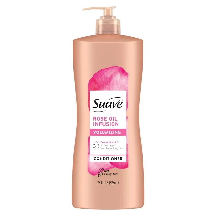 SUAVE Rose Oil Infusion Volumizing Conditioner بلسم سواف بزيت الورد لتكثيف الشعر