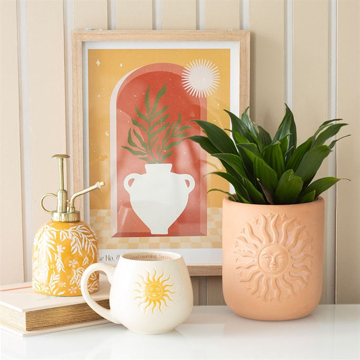 Summer Leaf Print Ceramic Plant Mister 🇬🇧