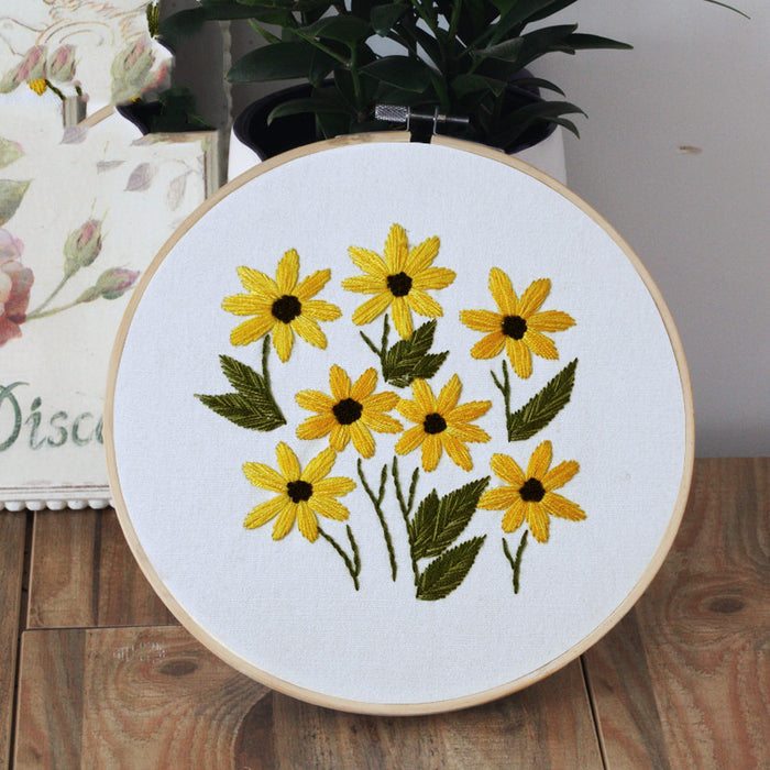 Sunflower Bunch Embroidery Kit 🇨🇳