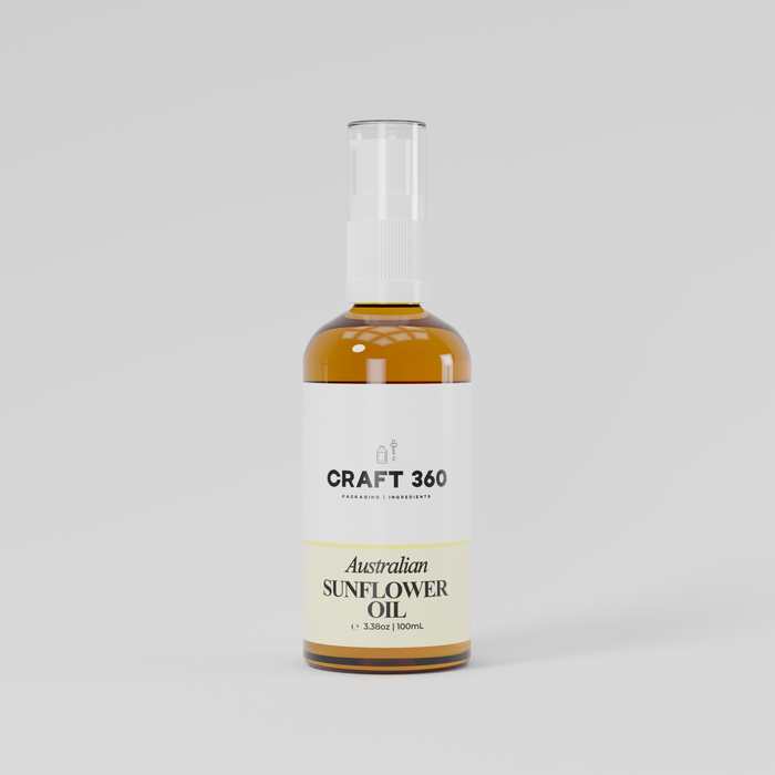 Sunflower Oil - Australian - Cold Pressed (Glass Bottles)