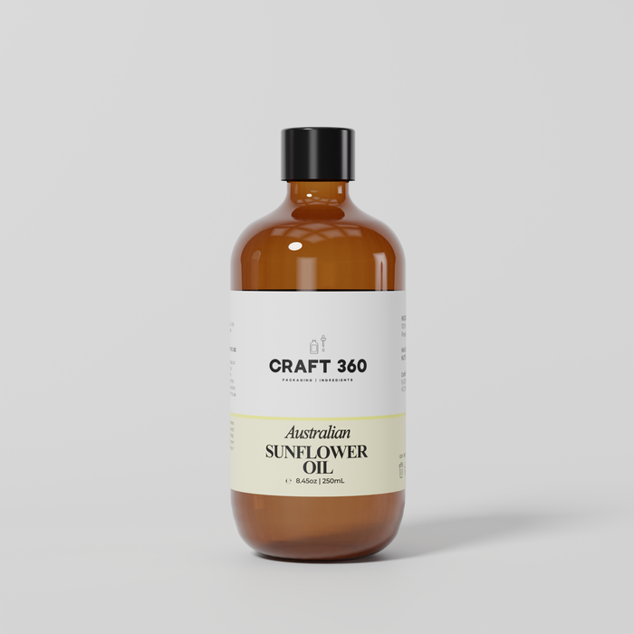 Sunflower Oil - Australian - Cold Pressed (Glass Bottles)