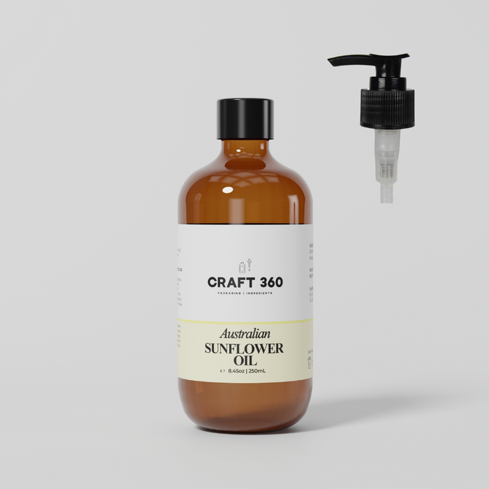 Sunflower Oil - Australian - Cold Pressed (Glass Bottles)