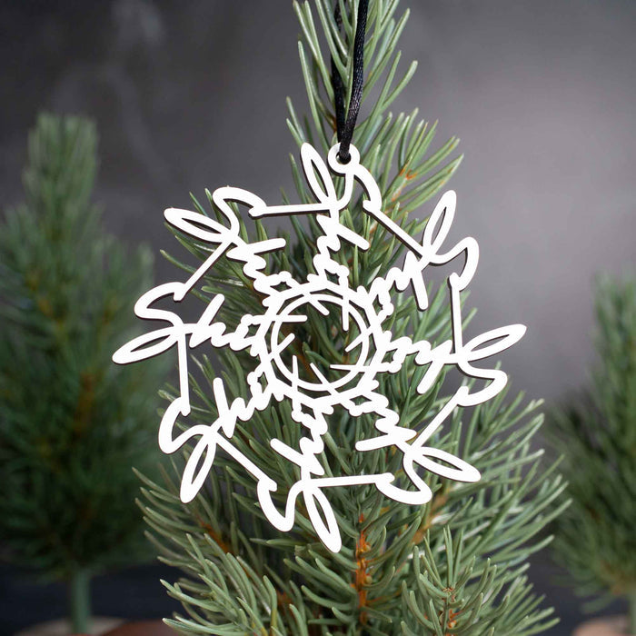 Swear Flake Ornament