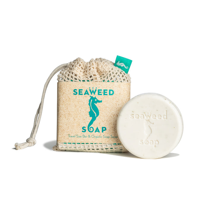 Swedish Dream Seaweed Travel Size Soap & Organic Soap Saver