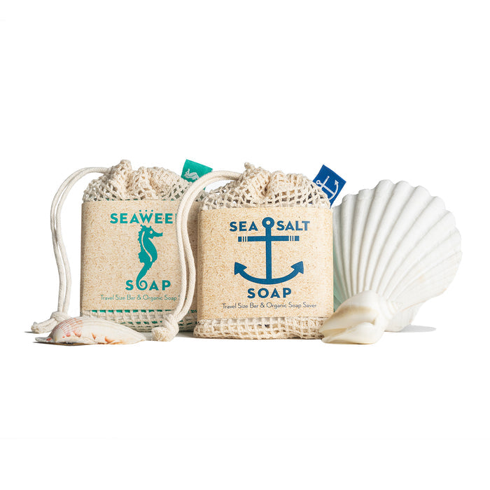 Swedish Dream Seaweed Travel Size Soap & Organic Soap Saver