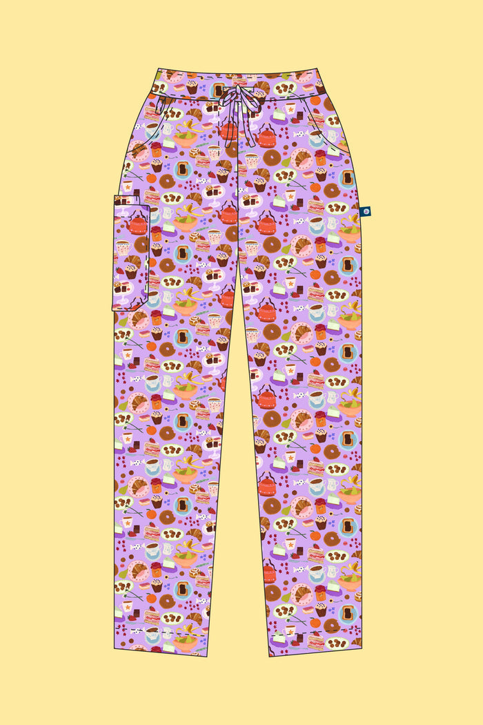 Sweet Treats - Women's Premium Printed Scrub Pants