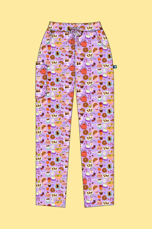 Sweet Treats - Women's Premium Printed Scrub Pants