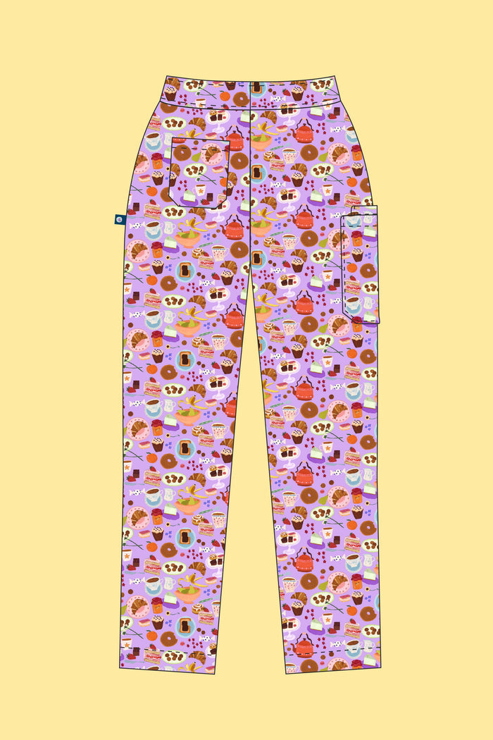 Sweet Treats - Women's Premium Printed Scrub Pants