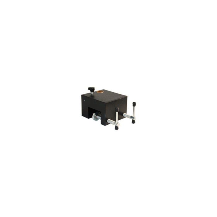 Table Clamp for Microscope Flexible Arm, Diameter 22.2mm, Clamp Opening 0-53mm, SKU SA02111301, three quarter front view