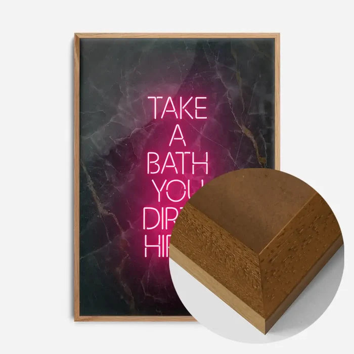 21x30cm | 8¼ x 11¾in / Oak Wood Frame