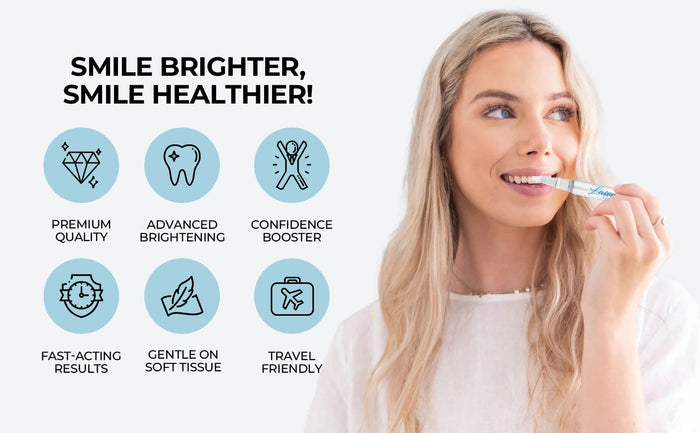 LaserGlow 44% Carbamide Peroxide Whitening Pen offering enamel-safe, professional-grade.