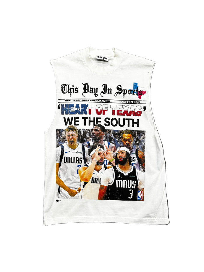 Texas Merch Cut-Off "Mavs"