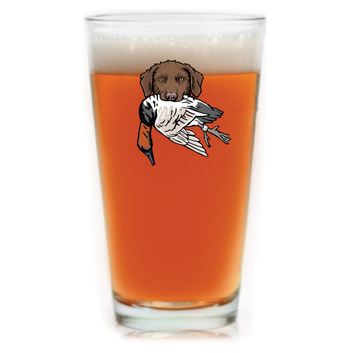 |Brown Chessie with a Canvasback