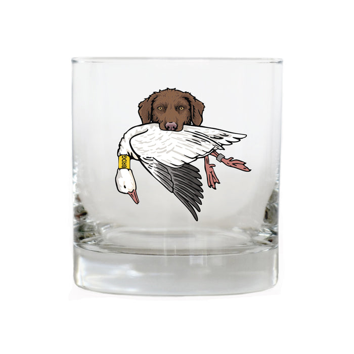 |Brown Chessie with a Snow Goose