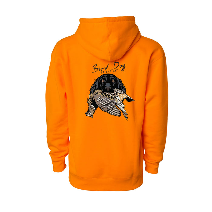 Cocker Spaniel with a Ruffed Grouse / Blaze Orange / XS