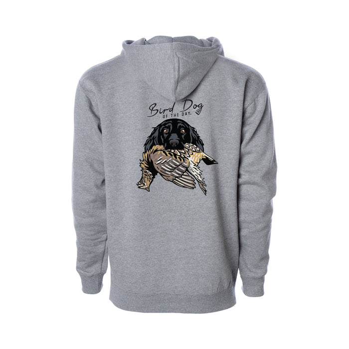 Cocker Spaniel with a Ruffed Grouse / Heather Grey / XS