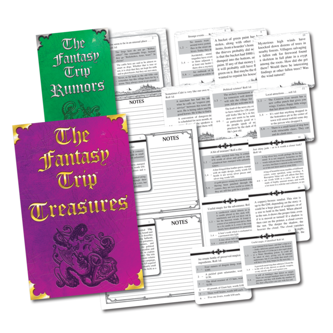 The Fantasy Trip Decks of Destiny