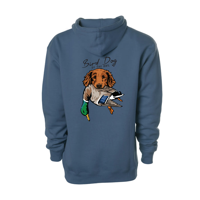 Golden Retriever with a Mallard / Storm Blue / XS