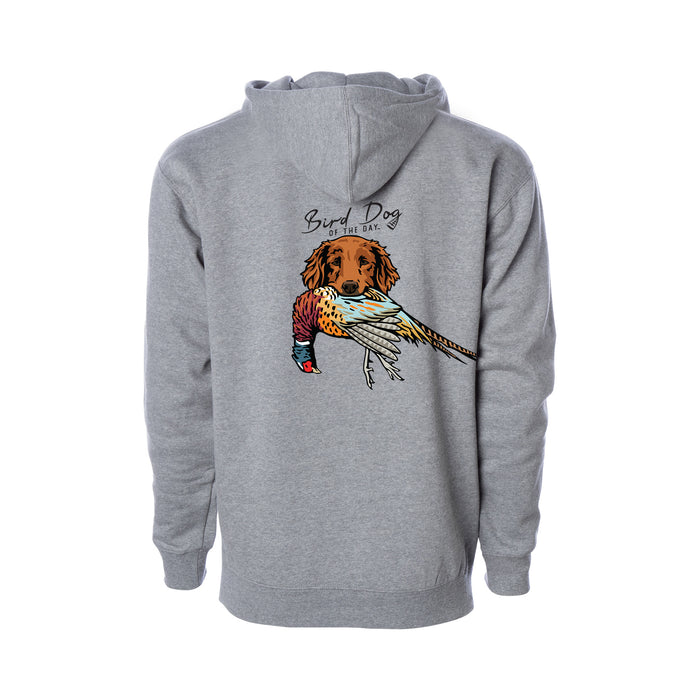 Golden Retriever with a Pheasant / Heather Grey / XS