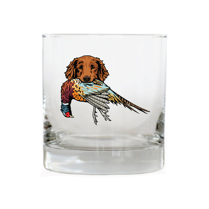 |Golden Retriever with a Pheasant