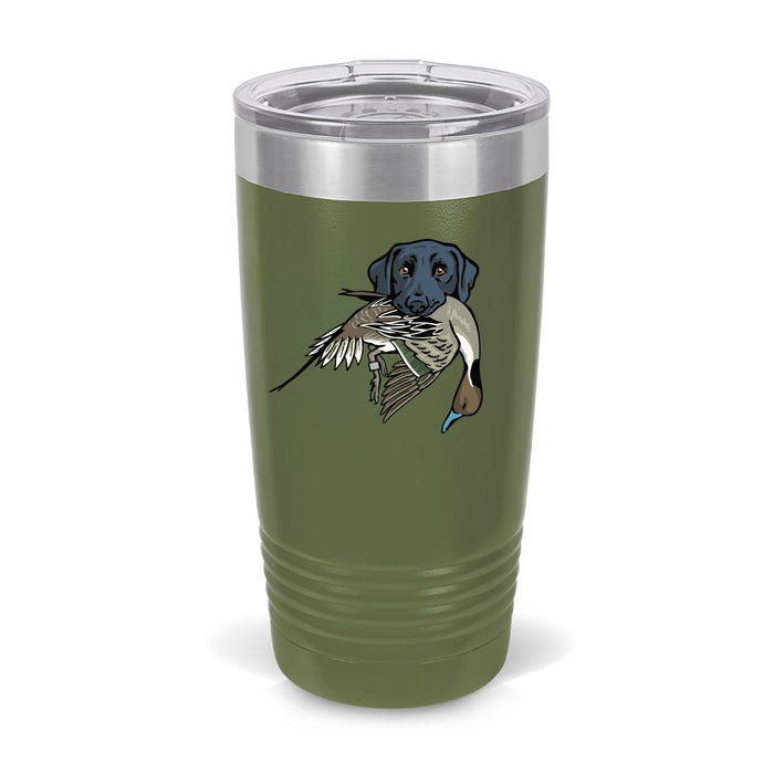 Black Lab with a Pintail / Olive
