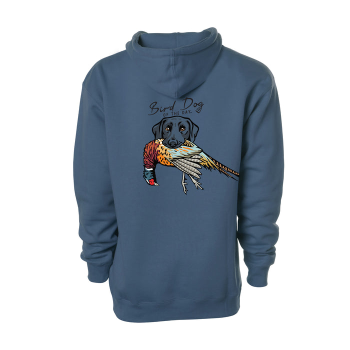 Black Lab with a Pheasant / Storm Blue / XS