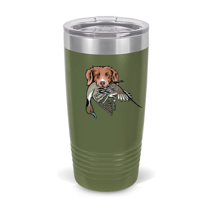 The Nova Scotia Duck Tolling Retriever Bird Dog Coffee Tumbler