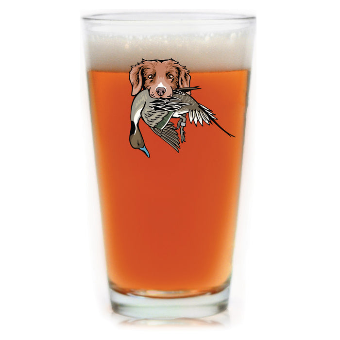The Nova Scotia Duck Tolling Retriever Bird Dog Pint Glass