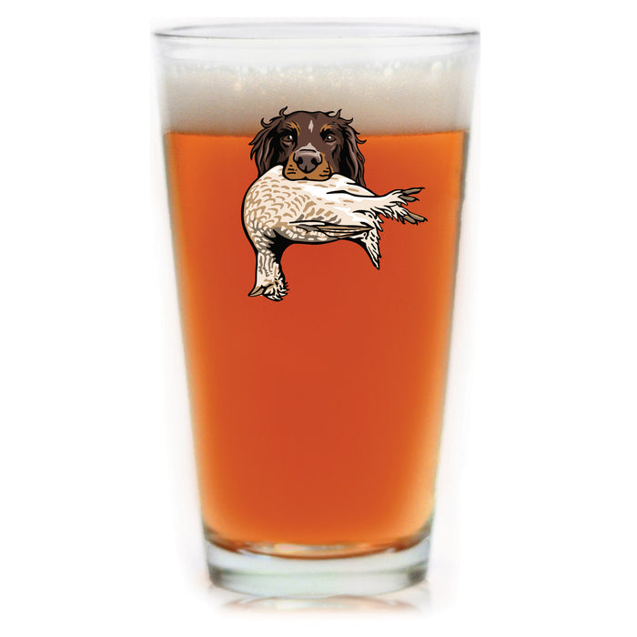 The Picardy Spaniel Bird Dog Pint Glass