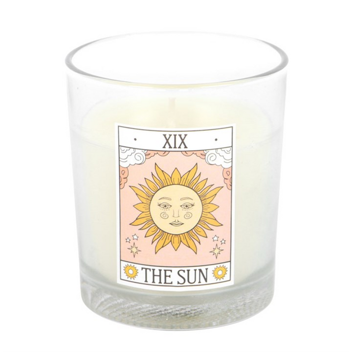 The Sun Vintage Tarot Rose Candle 🇬🇧