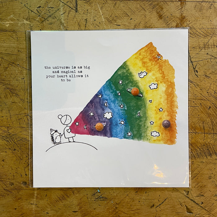 The Universe is As Big 8x8 Print