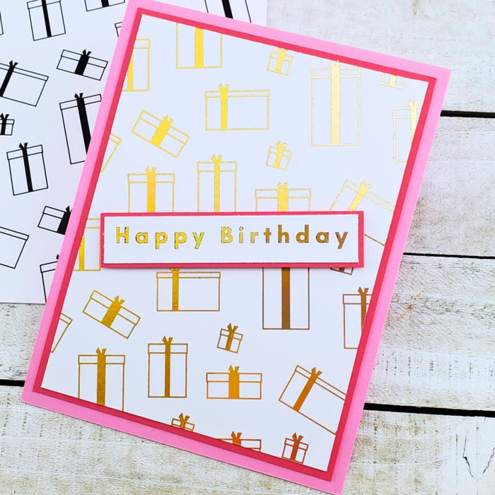Therm-O Web - Deco Foil Transfer Sheets - Royal Carriage. 12 Sheets included. Available at Embellish Away located in Bowmanville Ontario Canada. Example by brand ambassador.