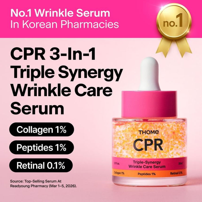 Thome CPR Triple - Synergy Wrinkle Care Serum 30ml سيروم ثوم للعناية بالتجاعيد بتقنية التآزر الثلاثي - Princess Cosmetics Qatar
