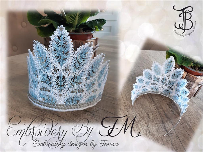 Tiara FSL bobbin lace / 6x10 hoop