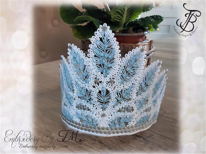 Tiara FSL bobbin lace / 6x10 hoop