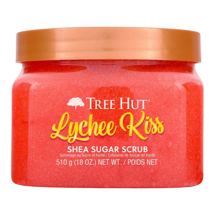 TREE HUT Lychee Kiss Shea Sugar Scrub سكراب شيا شوكر من تري هت