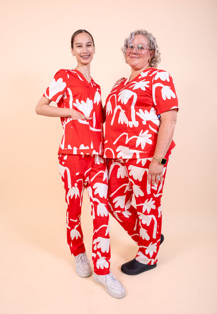 Tulip - Women's Printed Scrub Top