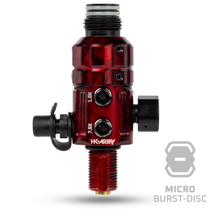 Turbine Pro Regulator - Adjustable & Rotational - Marble Red