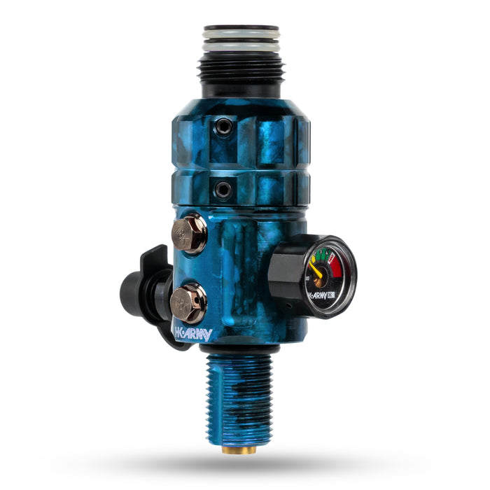 Turbine Pro Regulator - Long Body - Adjustable & Rotational - Marble Blue